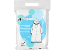 Regenmantel Erwachsene milky transparent