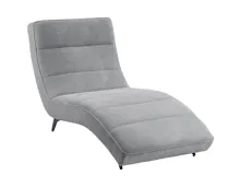 Relaxliege Wave Stoff grau