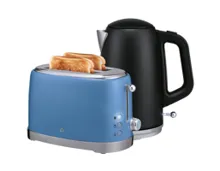 Retro Wasserkocher und Toaster