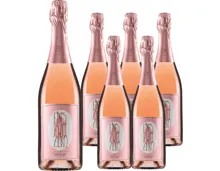 Rheingau Eins-Zwei-Zero Sparkling Rosé alkoholfrei Leitz 6x 75cl, Deutschland (0.75l)