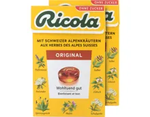 Ricola Original ohne Zucker Box 2x50g