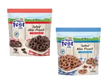 Schokolierte Salzbrezeln