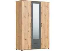 Schrank Bianca II, 3-türig, 137 x 201 cm artisan