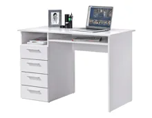 Schreibtisch David Dekor weiss 110 x 75 x 55 cm