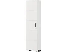 Schuhschrank Islay 46 x 185 cm weiss