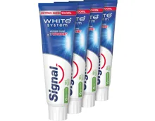 Signal Zahnpasta White System 4 x 100 ml