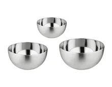 SilverCrest® Premium-Edelstahl-Schüssel-Set, 3er