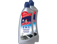 Sipuro Creme Glaskeramik & Chromstahl