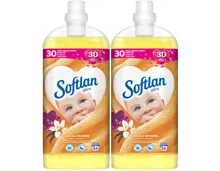 Softlan Ultra Weichspüler Vanille & Orchidee 59 Waschgänge 2x 1.3l