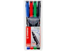 Stabilo Folienschreiber OHPen permanent fein 4er Etui