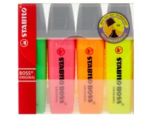 Stabilo Leuchtstift Boss Original 4er Etui