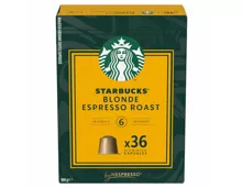 Starbucks Blonde Espresso Roast by Nespresso Blonde Roast Kaffee, 36 Kapseln