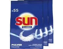 Sun Spülmaschinenpulver Classic 3 x 55 Spülgänge