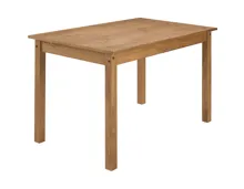 Tisch Carlotta Kiefer massiv gewachst, 118 x 75 x 75 cm