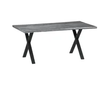 Tisch Colorado MDF Eiche grau 160 x 75 x 90 cm