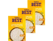 Tom's Best Langkornreis Parboiled 3x 1000g