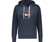 Tommy Hilfiger Logo FT Herren-Hoodie L, dunkelblau