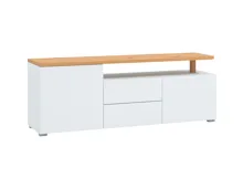 TV-Möbel Aterno Dekor weiss 154 x 56 x 40 cm