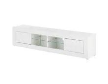 TV-Möbel Myko Dekor weiss 180.5 x 39 x 35.4 cm