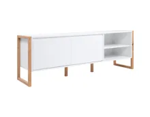 TV-Möbel Verden Dekor weiss / Artisan Oak 160 x 55 x 40 cm