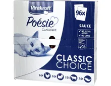 Vitakraft Poésie Classique in Sauce Mega Pack 96 x 85 g