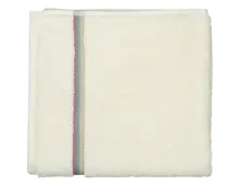 Vossen Handtuch 50 x 100 cm mit Flachbordüre offwhite