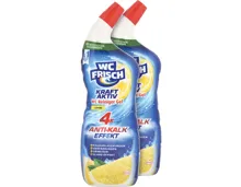 WC Frisch WC Reiniger Gel Kraft Aktiv Lemon 2 x 750 ml