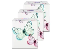 Well Kosmetiktücher Design Würfel 3-lagig Farbe assortiert 60 Stück 3x 60St
