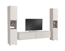 Wohnwand Mailand Kaschmir 250 x 184 x 35 cm