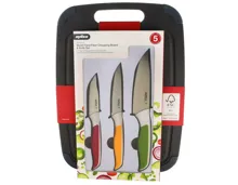 Zyliss Schneidebrett & Messerset 3-teilig