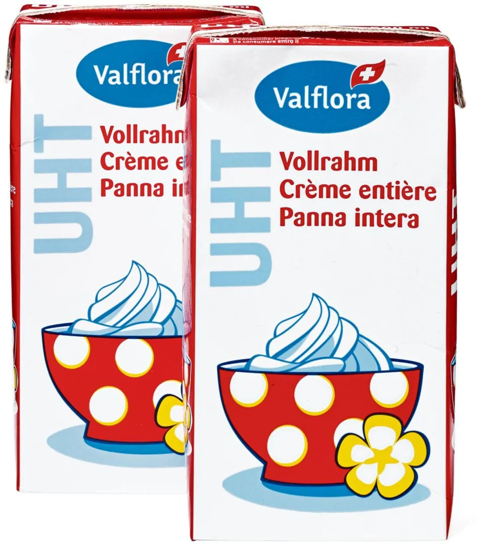 Valflora Vollrahm Uht Im Duo Pack Rabatt Migros Ab