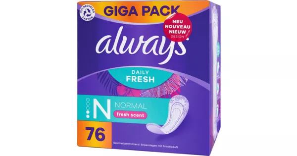 Always Dailies Slipeinlagen Fresh Protect Normal Giga Pack St Ck