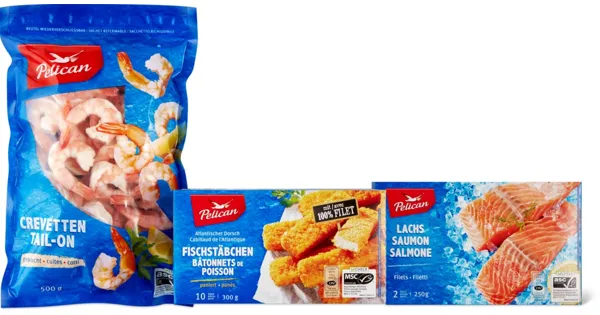 Gesamtes Fisch und Meeresfrüchte Sortiment tiefgekühlt 20 Rabatt