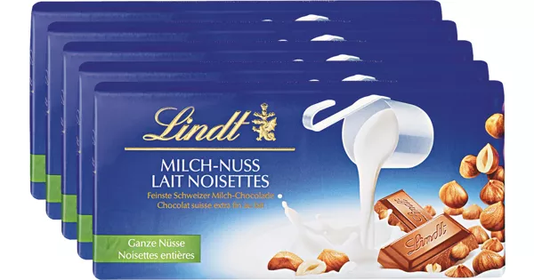 Lindt Tafelschokolade Milch Nuss 25 Rabatt Denner Ab 27 09 2022