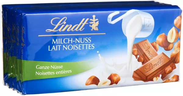 Lindt Tafelschokolade Milch Nuss Denner Ab Aktionis Ch