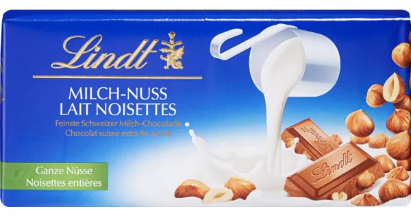 Lindt Tafelschokolade Milch Nuss Rabatt Denner Ab