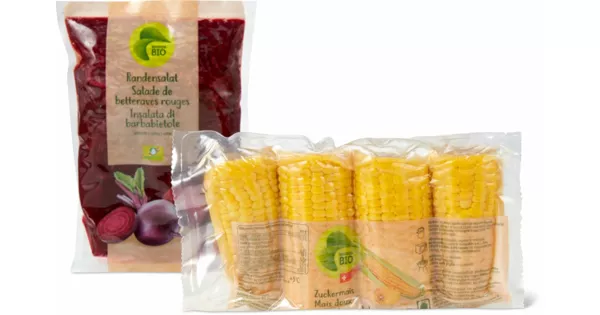 Migros Bio Zuckermais Pasteurisiert Und Randensalat Gekocht 20