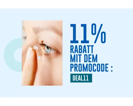11% Rabatt bei Linsenmax: Supergünstige Kontaktlinsen
