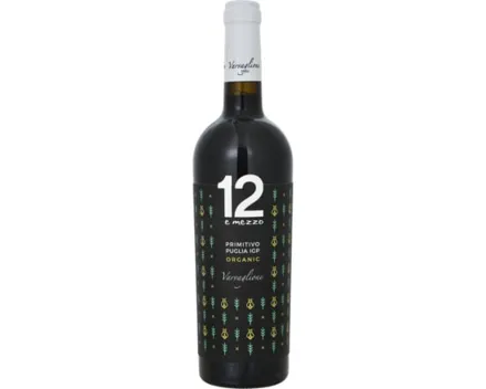 12 e mezzo Primitivo Puglia Biologico IGP 75 cl