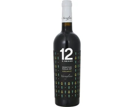12 e mezzo Primitivo Puglia Biologico IGP 75 cl