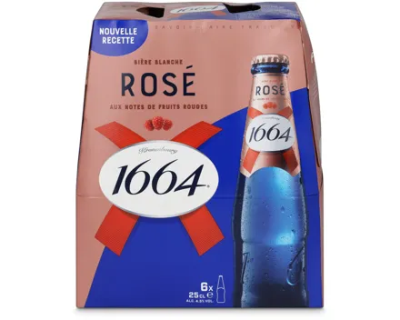 1664 Bier Rosé 6x25cl