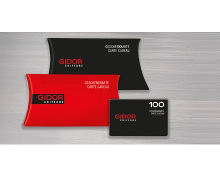 25x GIDOR Coiffure Gutscheine