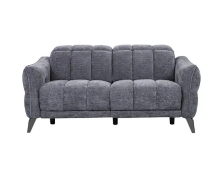 2er-Sofa Cosmo Stoff dunkelgrau, Relaxfunktion