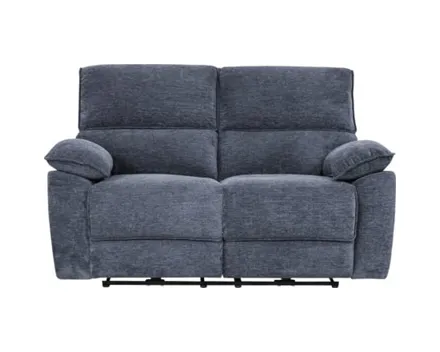 2er-Sofa Loris Stoff dunkelgrau, Relaxfunktion
