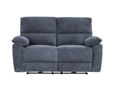 2er-Sofa Loris Stoff dunkelgrau, Relaxfunktion
