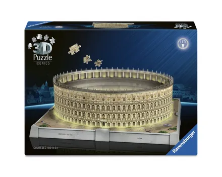 3D Puzzle Iconics: Kolosseum Rom - mit Licht