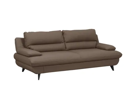 3er-Sofa Pike Leder cocao