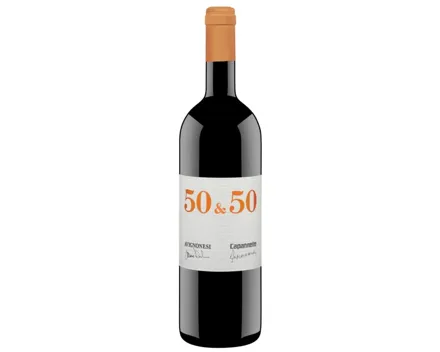50 & 50 Merlot & Sangiovese Toscana (2021) – Rotwein, Italien (0.75l)