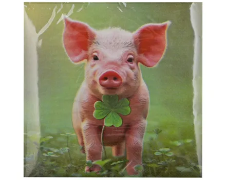 50 Servietten Glücksschwein 33x33 cm