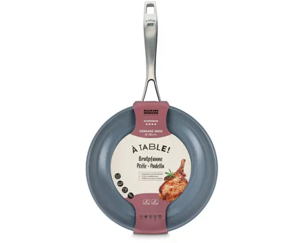 À Table! Bratpfanne Ceramic Inox 28cm